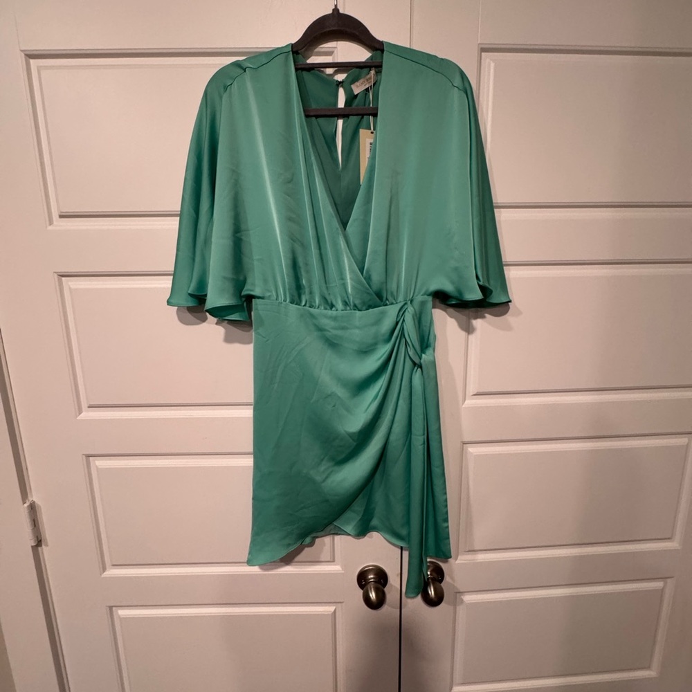 Ramy Brook Teal Wrap Dress